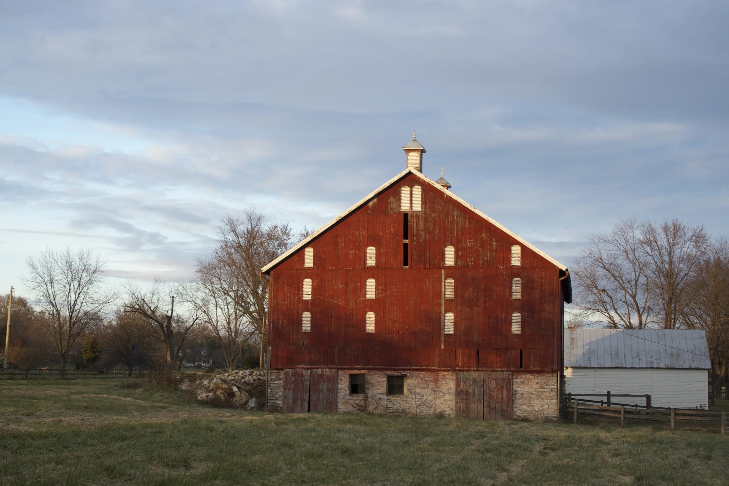 The barn