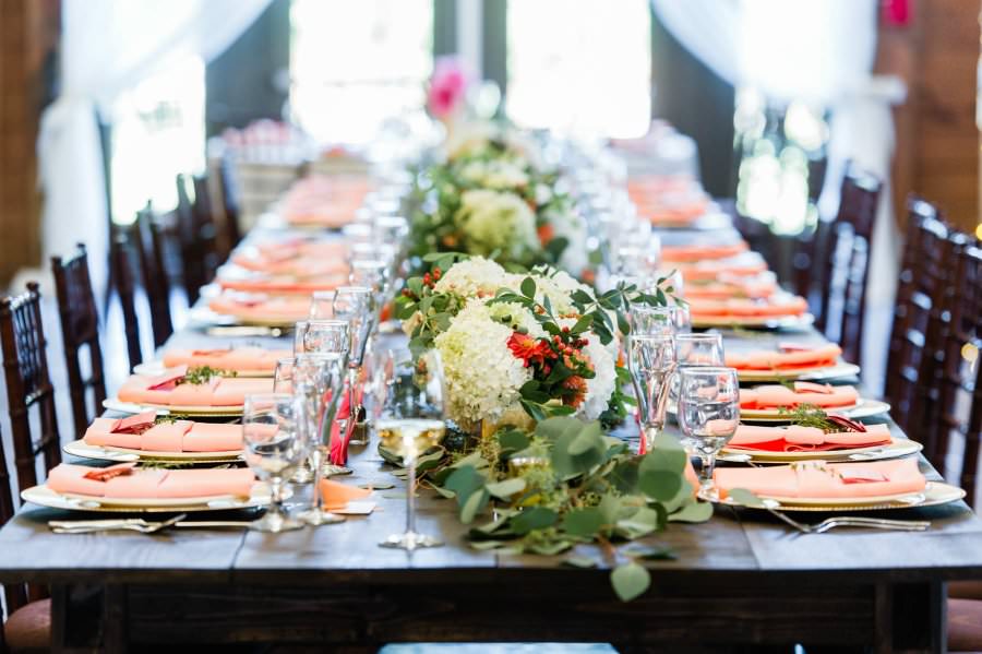 The head table was especially lovely. Photo credit - Lisa Boggs