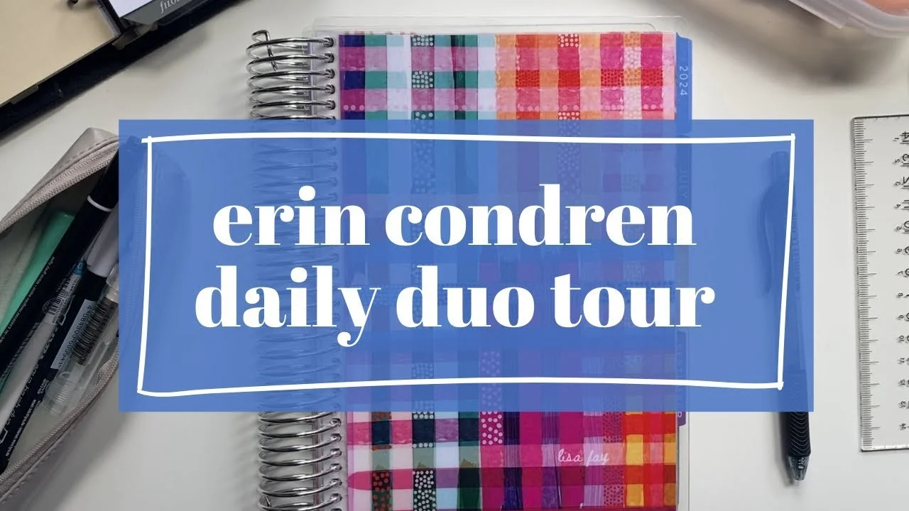Erin Condren Daily Duo Tour