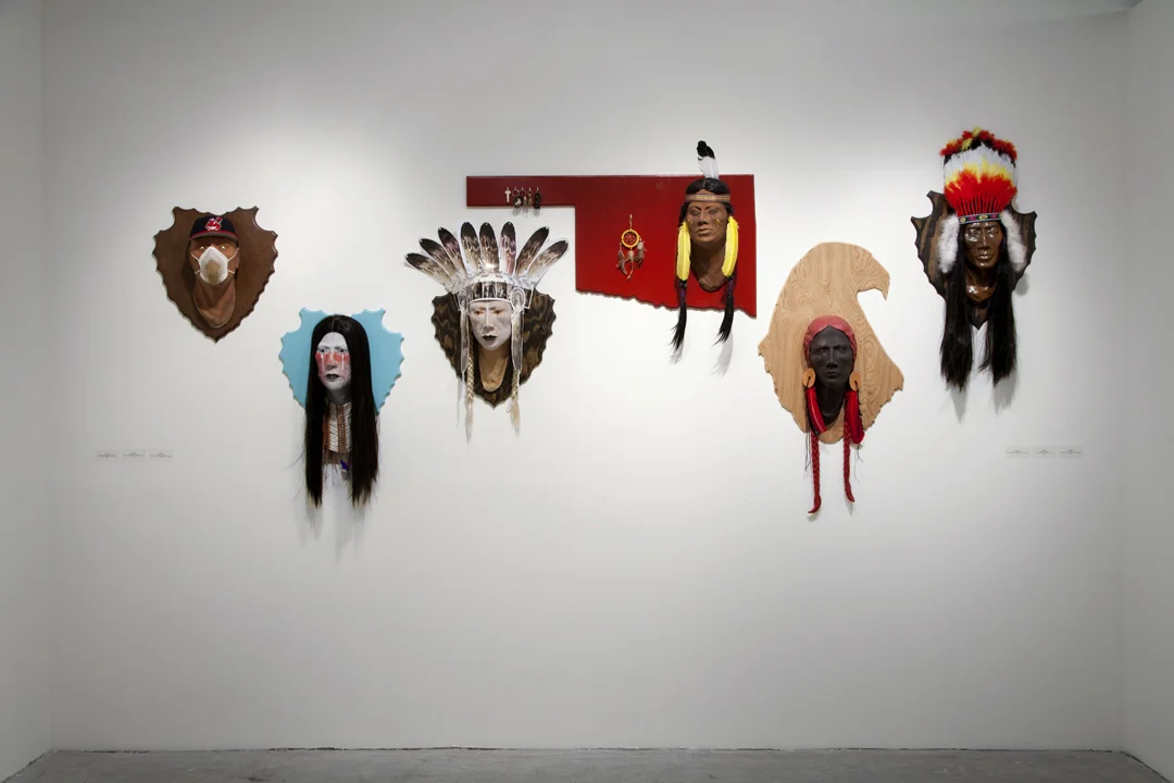 Portraits of an Indians Trophy Wall 2012