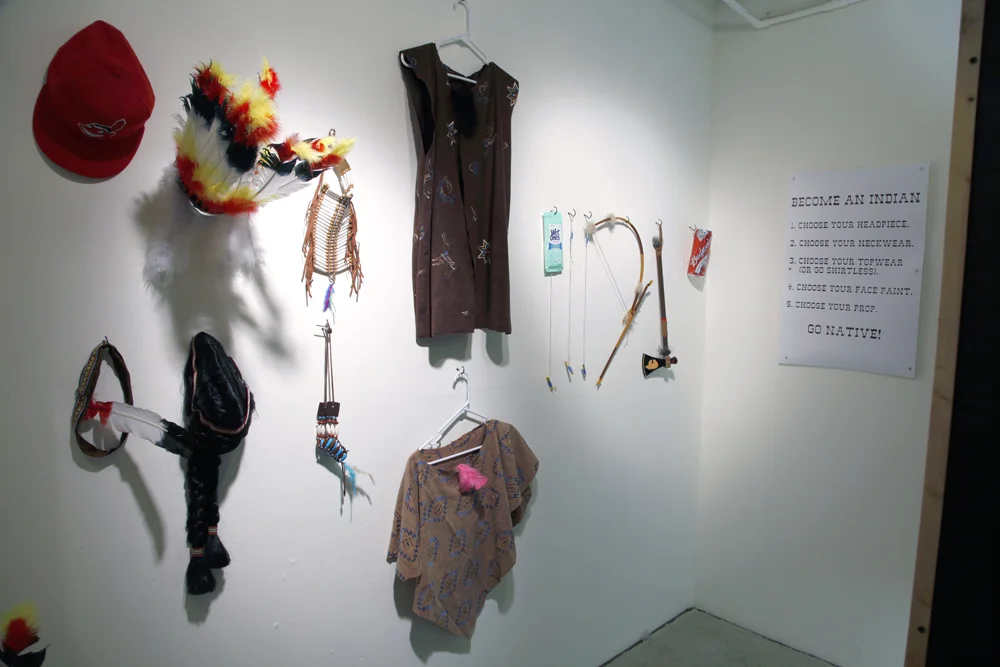 Five-Minute Indians (installation image) 2012
