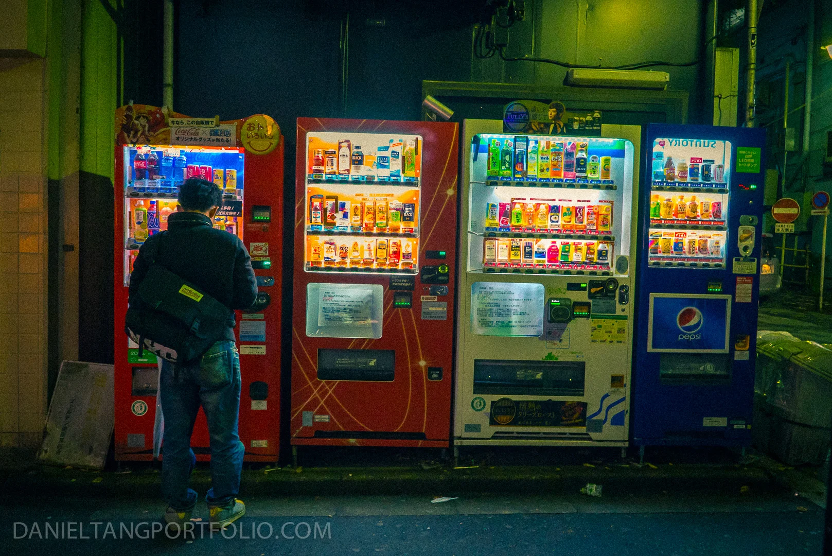 Countless Vending Machines