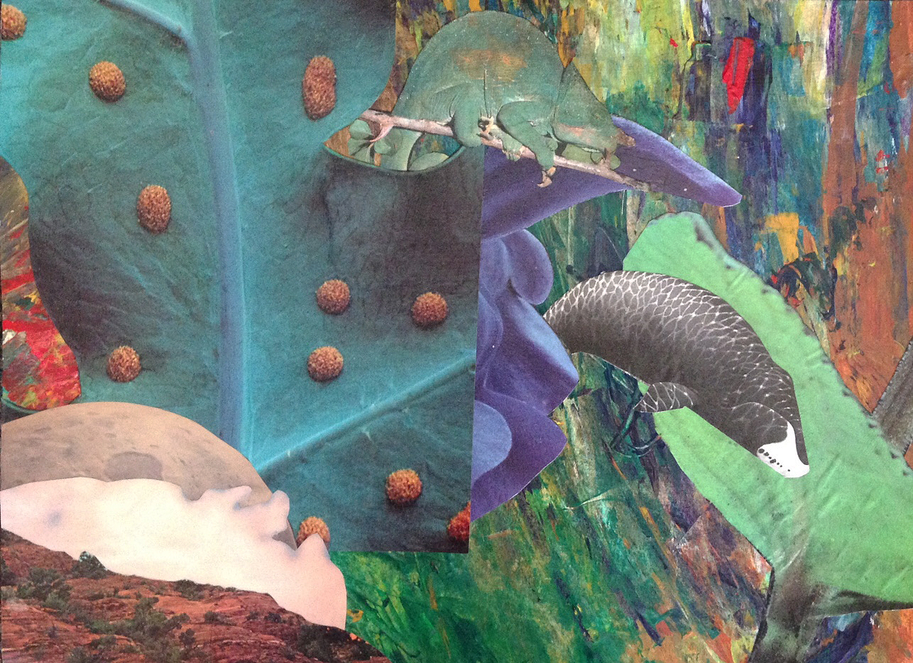 'We All Live on a Blue Submarine' - 11"x14" -