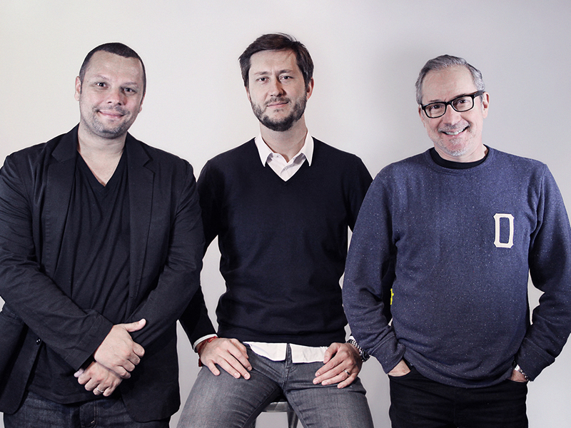 Fabio Seidl, Carlos Murad y Laurence Klinger