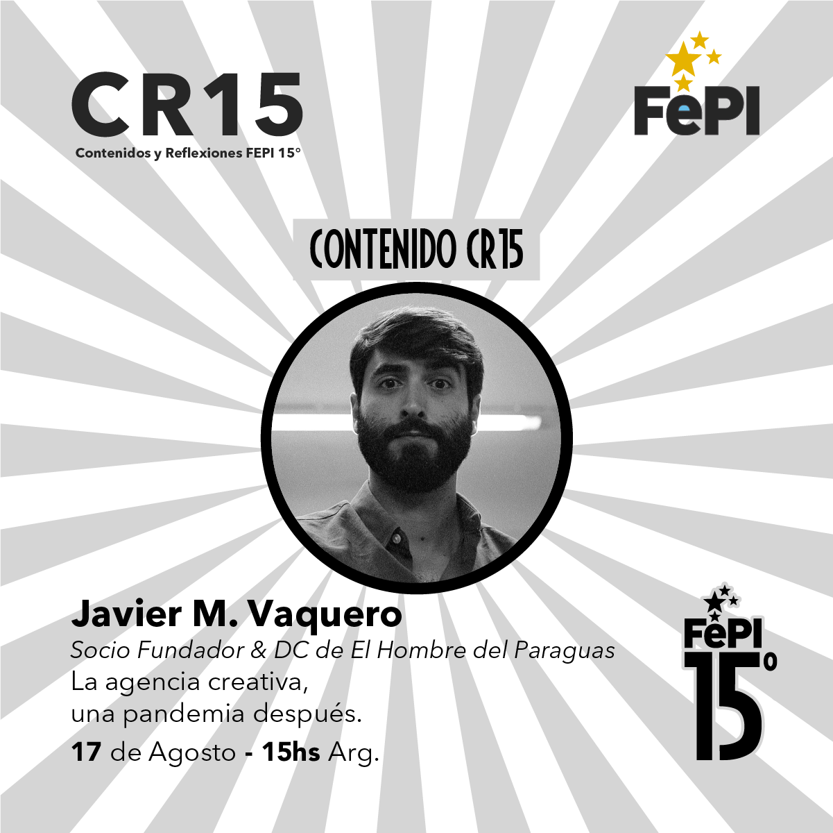 El FePI Online 2021 anticipa la continuidad del Ciclo CR15 - Contenidos y Reflexiones