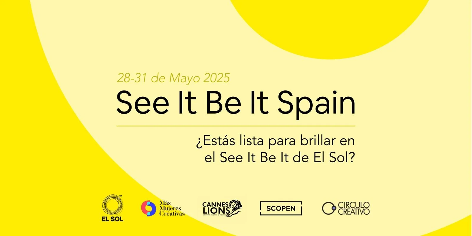 See It Be It España - Invitación para una miembro creativa del Círculo Creativo USA
