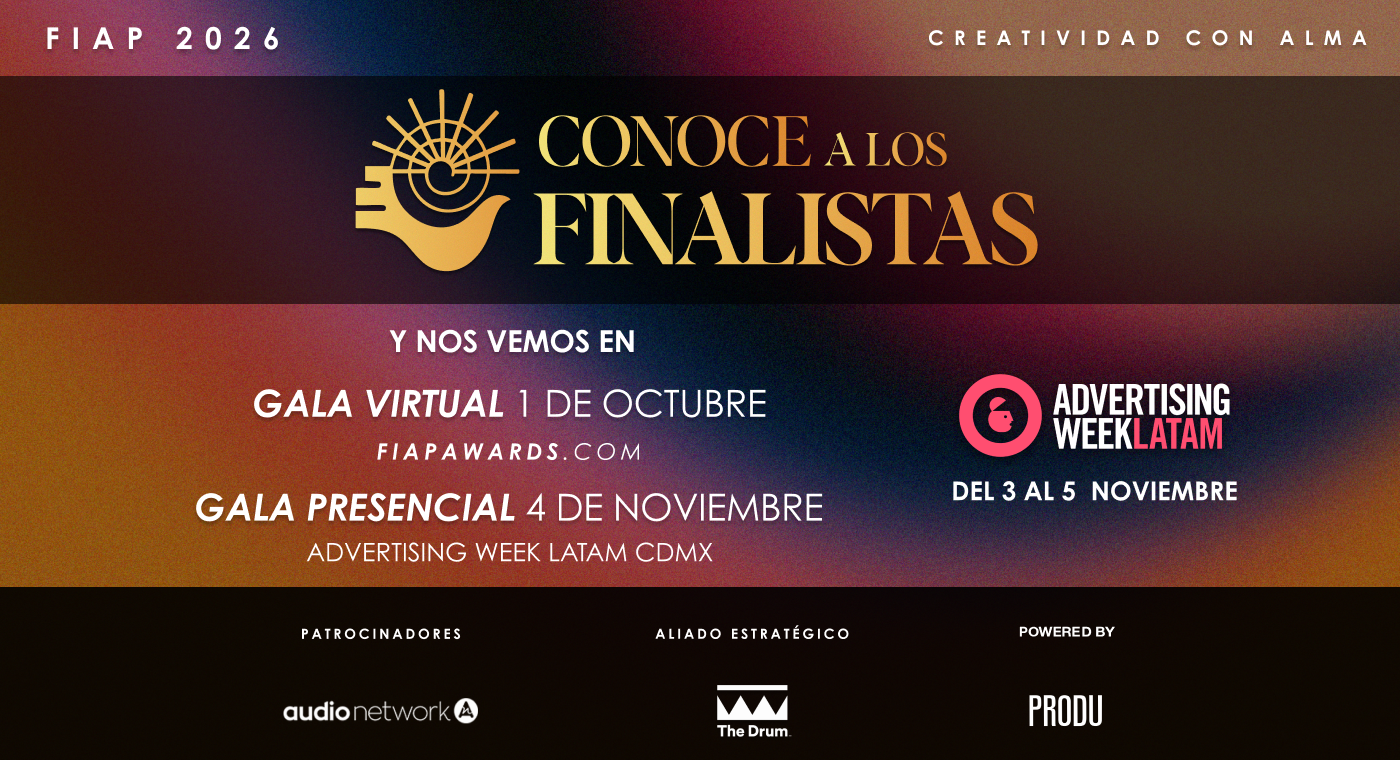 FIAP ANUNCIA EL SHORTLIST DE SU EDICIÓN 2026