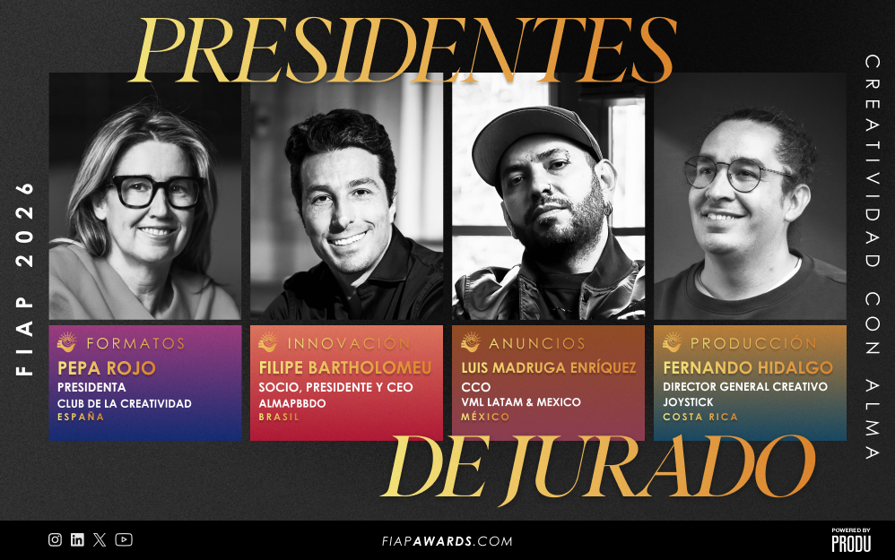 FIAP 2026 anuncia a sus cuatro presidentes de jurado: experiencia, emoción y creatividad con alma 