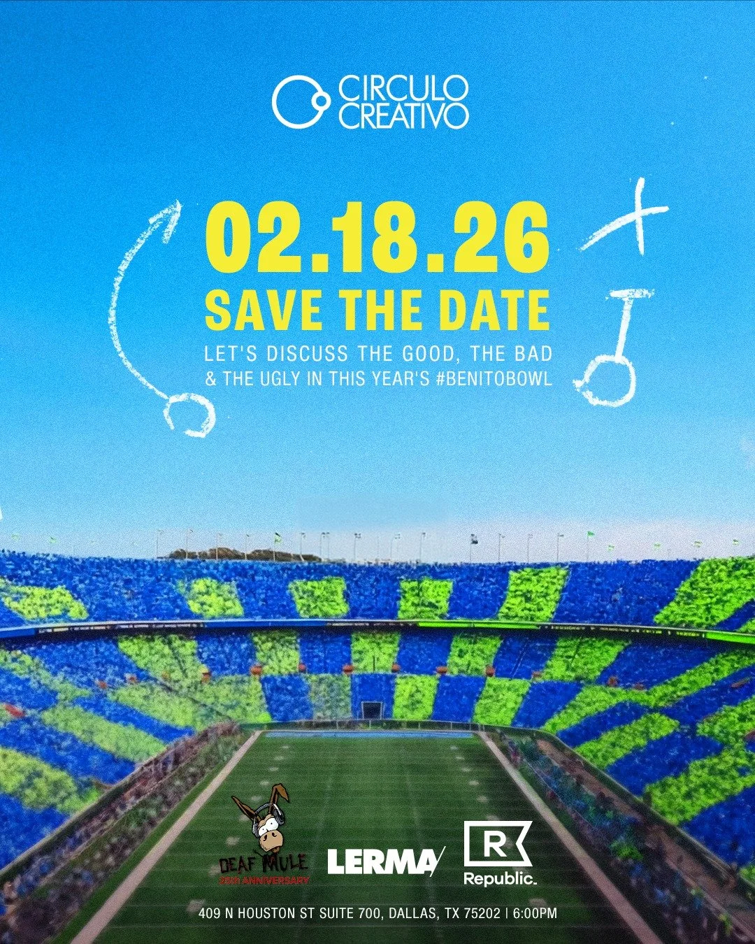   SAVE THE DATE    DALLAS    WEDNESDAY, FEBRUARY 18TH - RSVP COMING SOON  