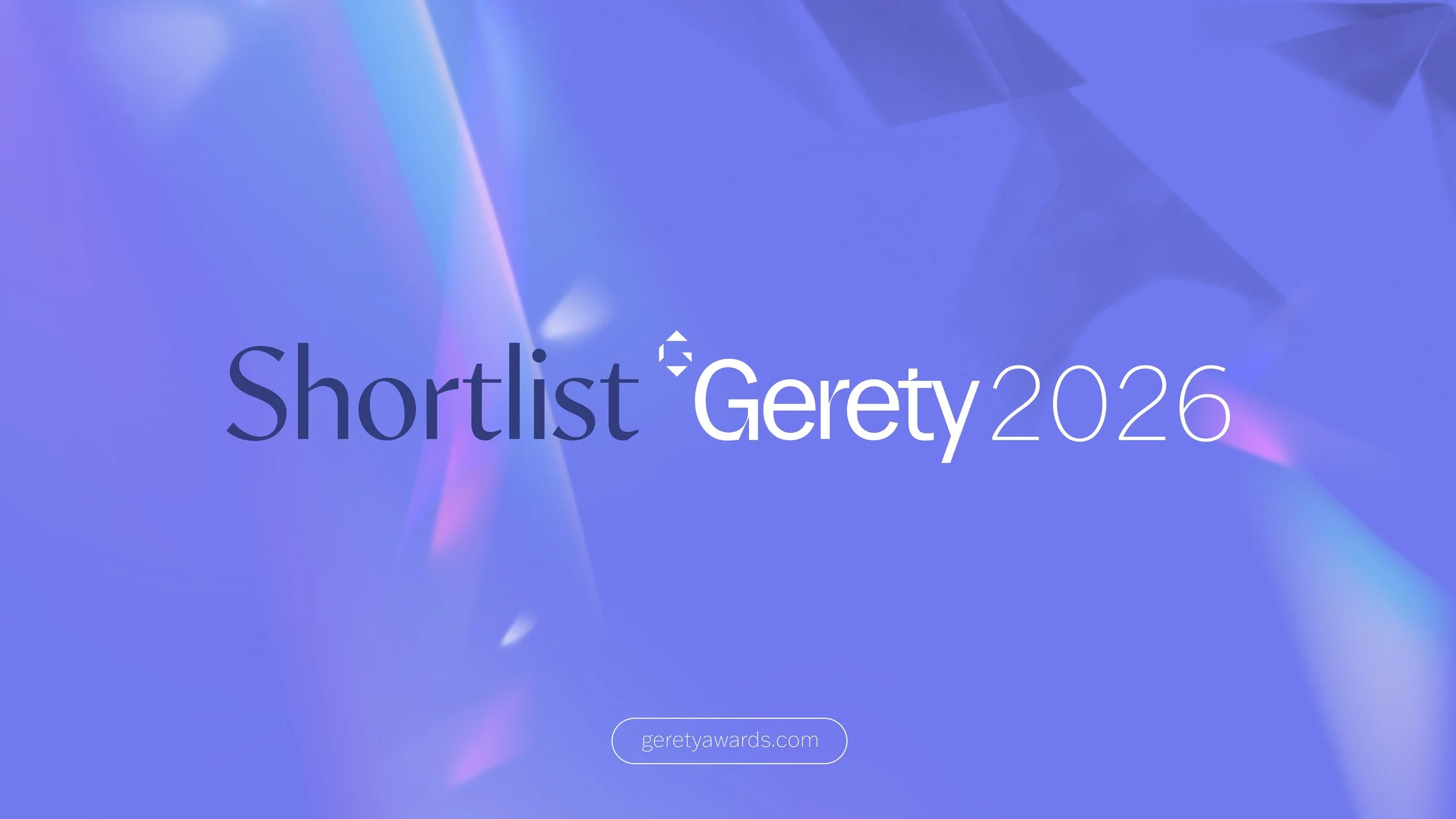 THE EXECUTIVE JURY HAS SPOKEN: GERETY ANNOUNCES THE 2026 SHORTLIST