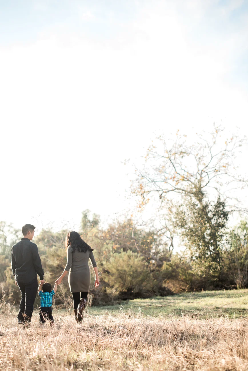 Toddler Camping Outdoors Themed Family Portrait Photography San Diego rancho penasquitos reserve