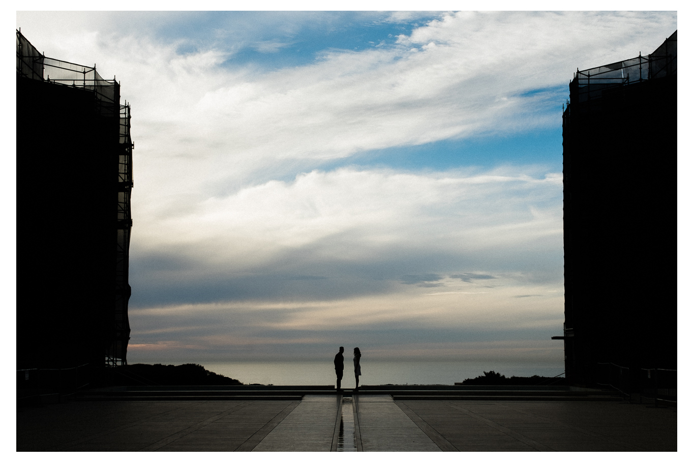 salk institute engagement session