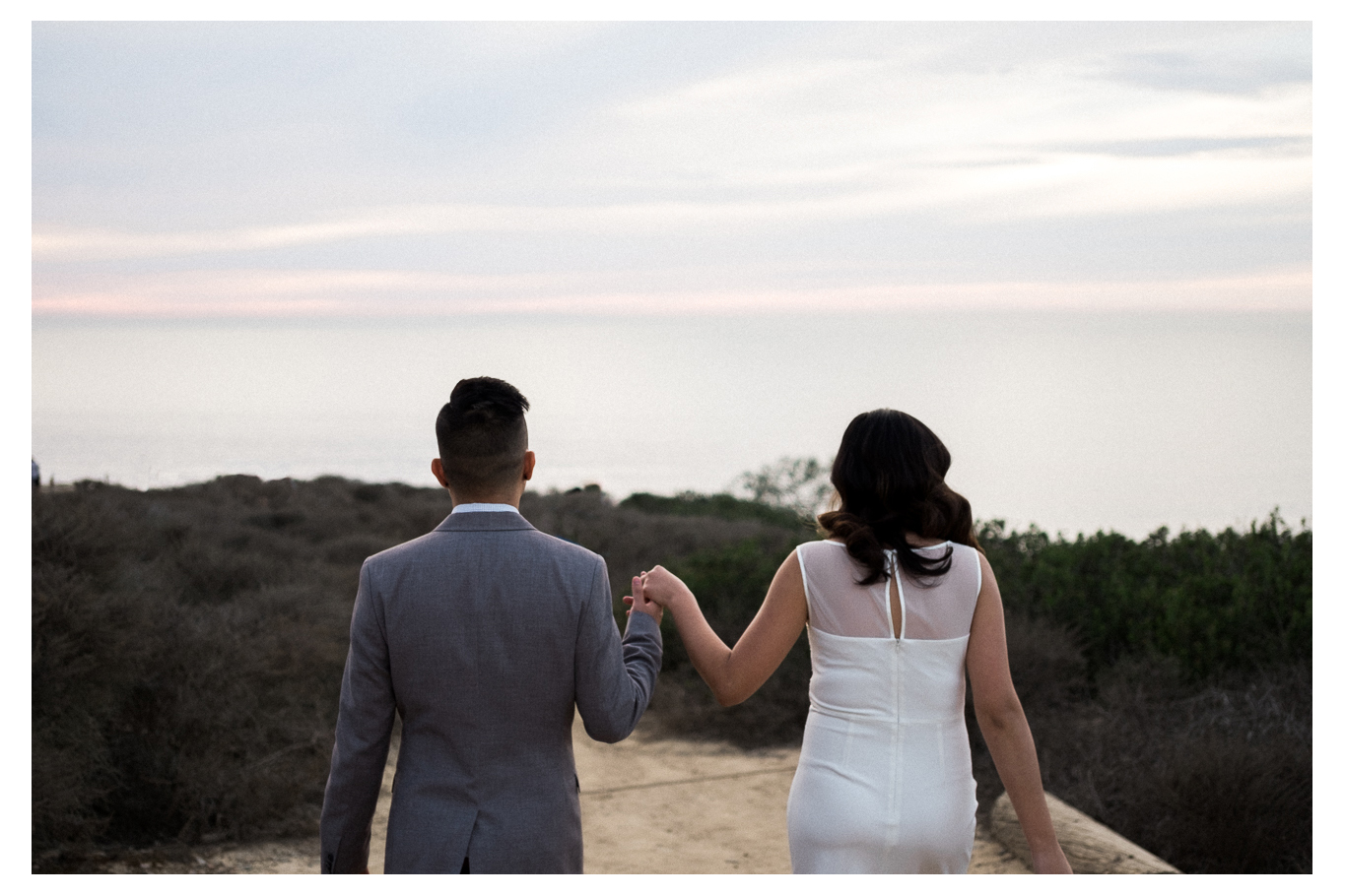 la jolla cliffs engagement photos