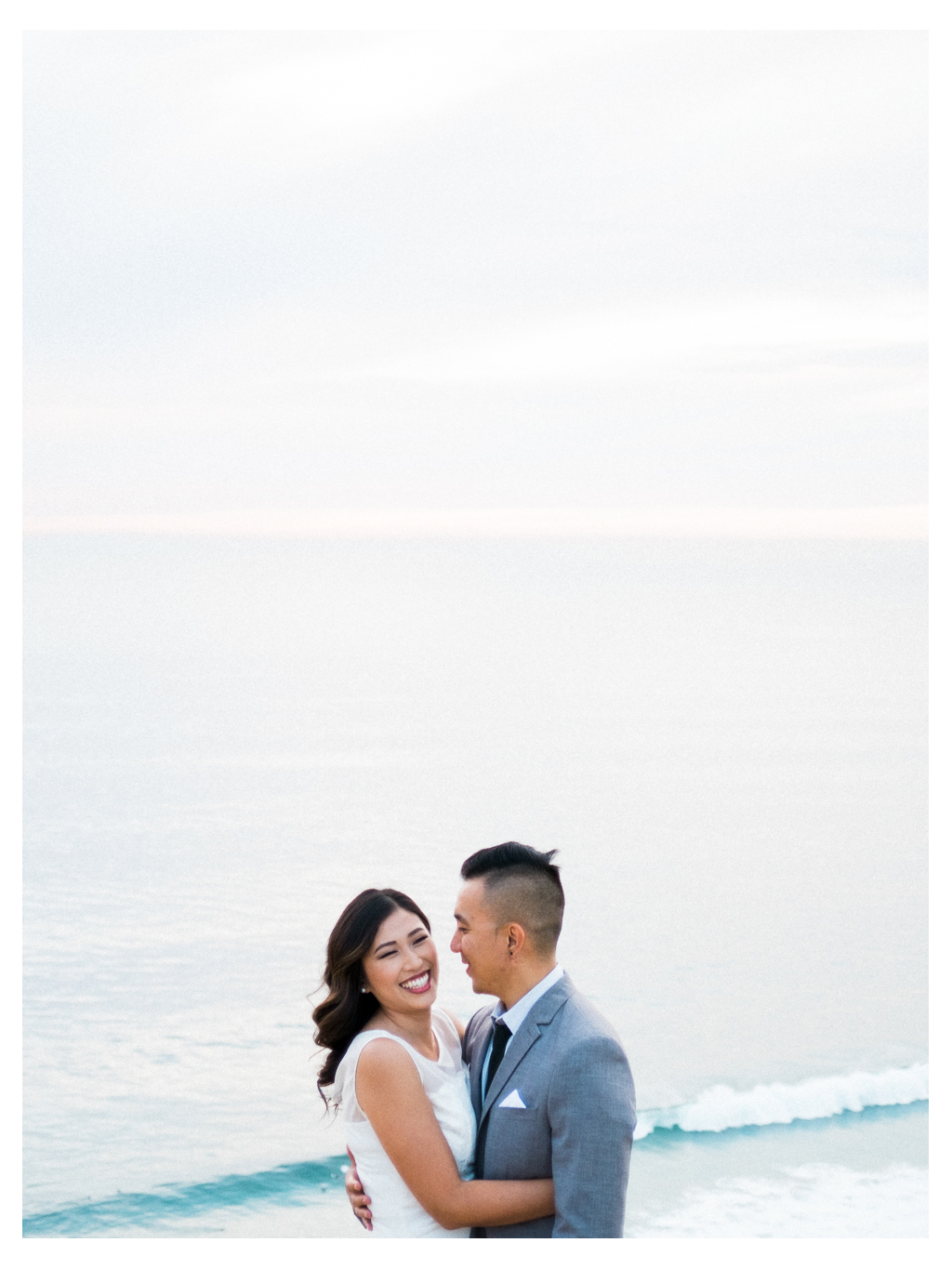 Couple engagement session San Diego La Jolla Cliffs