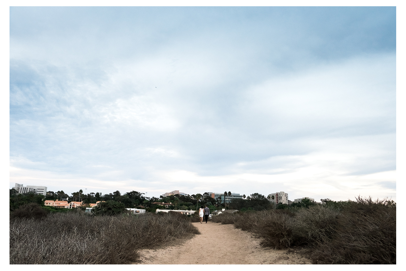 Couple engagement session San Diego La Jolla Cliffs Oceanview