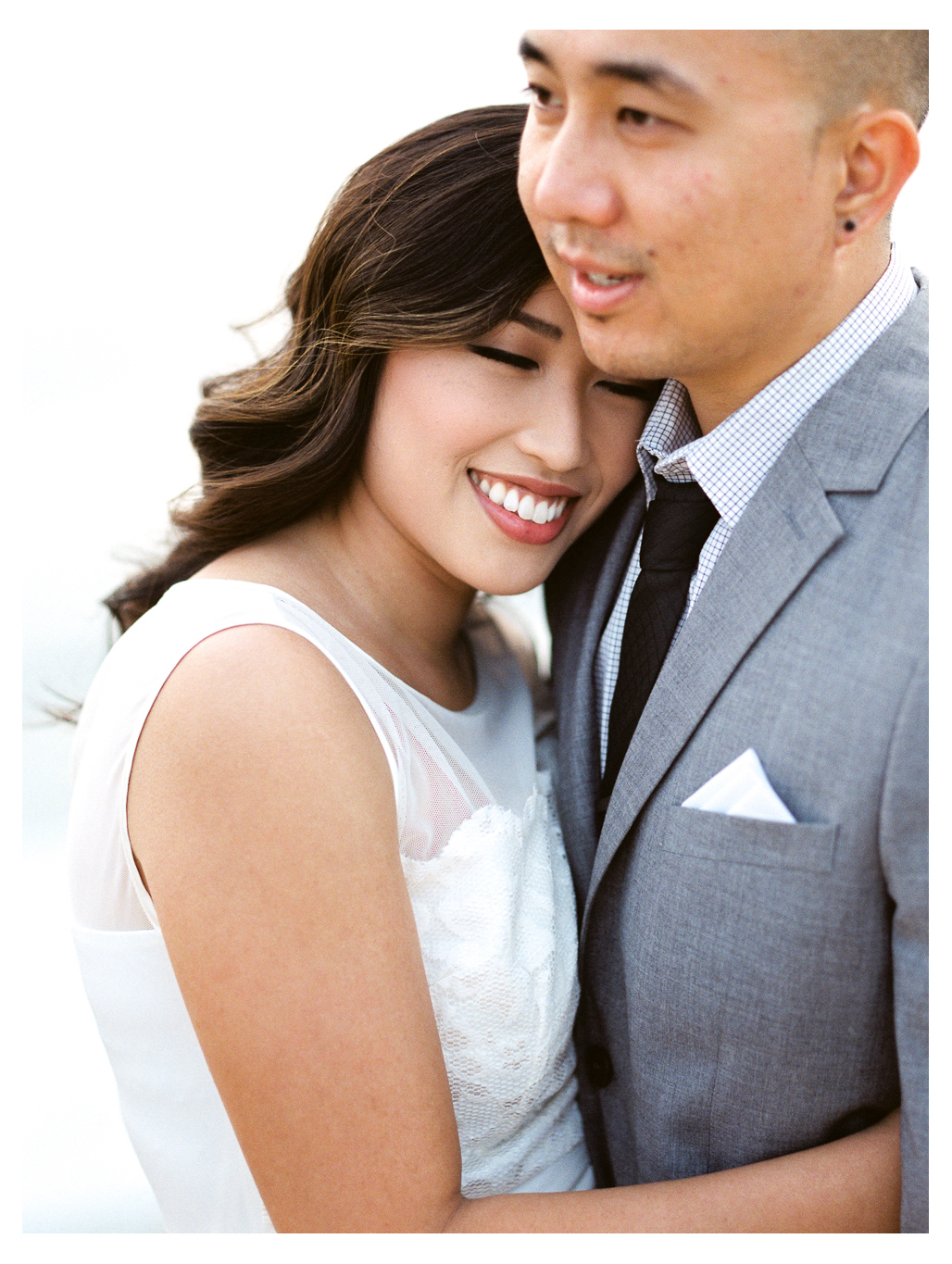 Couple engagement session San Diego La Jolla Cliffs Oceanview