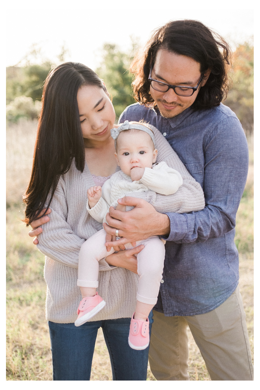family fun outdoor session mom and baby one year old los penasquitos canyon preserve san diego portraits