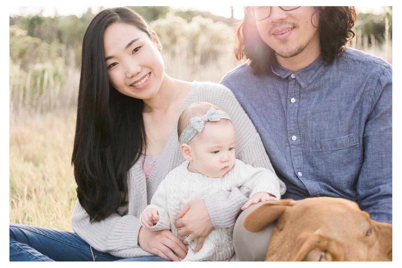 family fun outdoor session mom and baby one year old los penasquitos canyon preserve san diego portraits