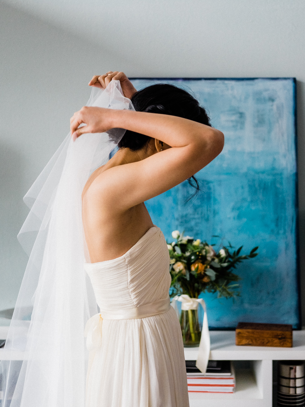fine art san diego film wedding bride veil