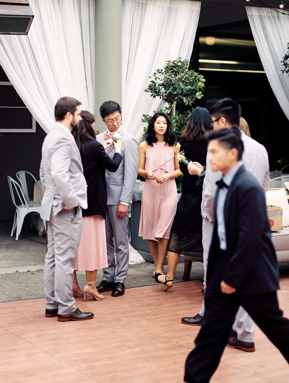groom getting ready at aracely cafe