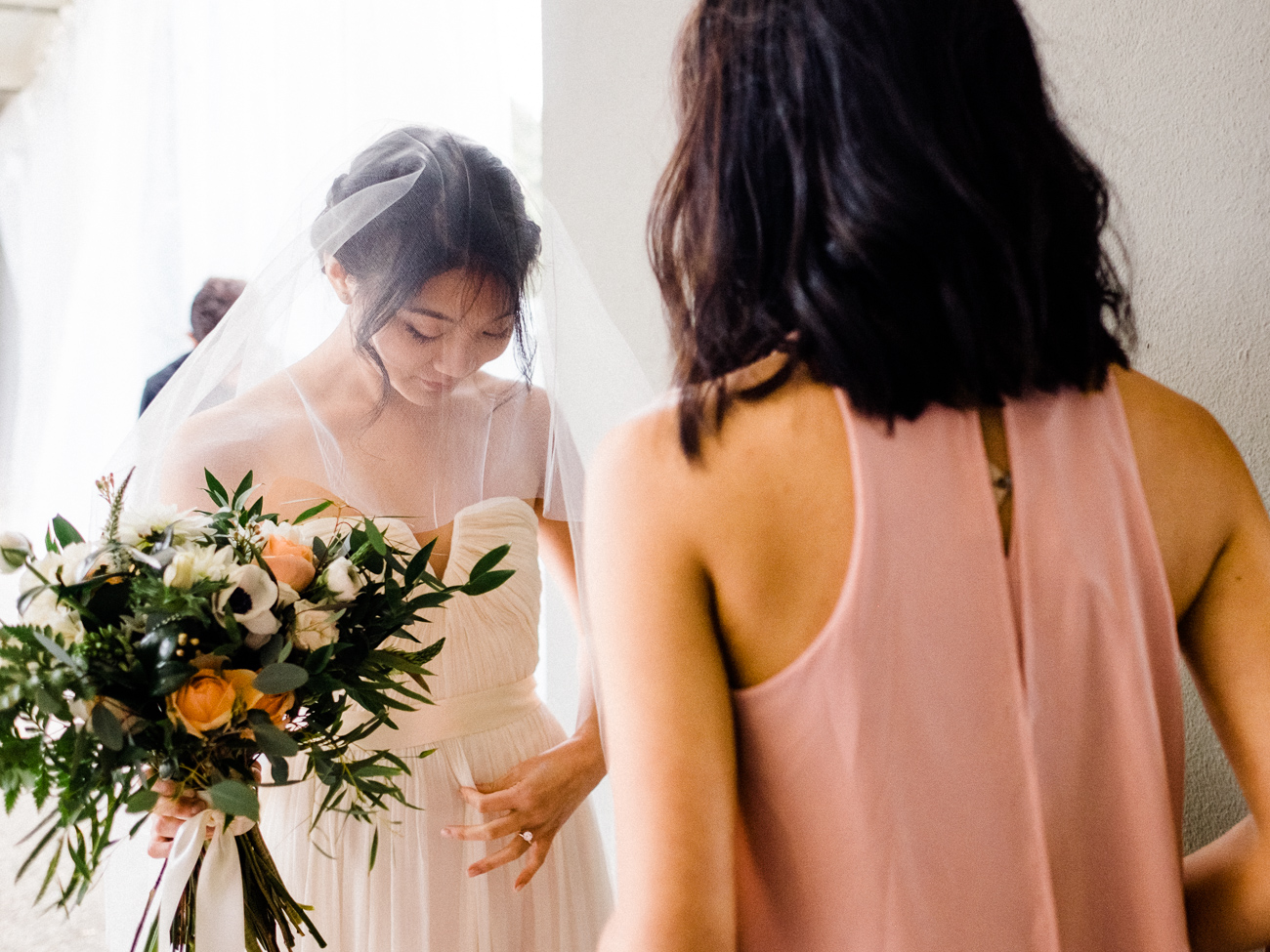 bride at aracely cafe