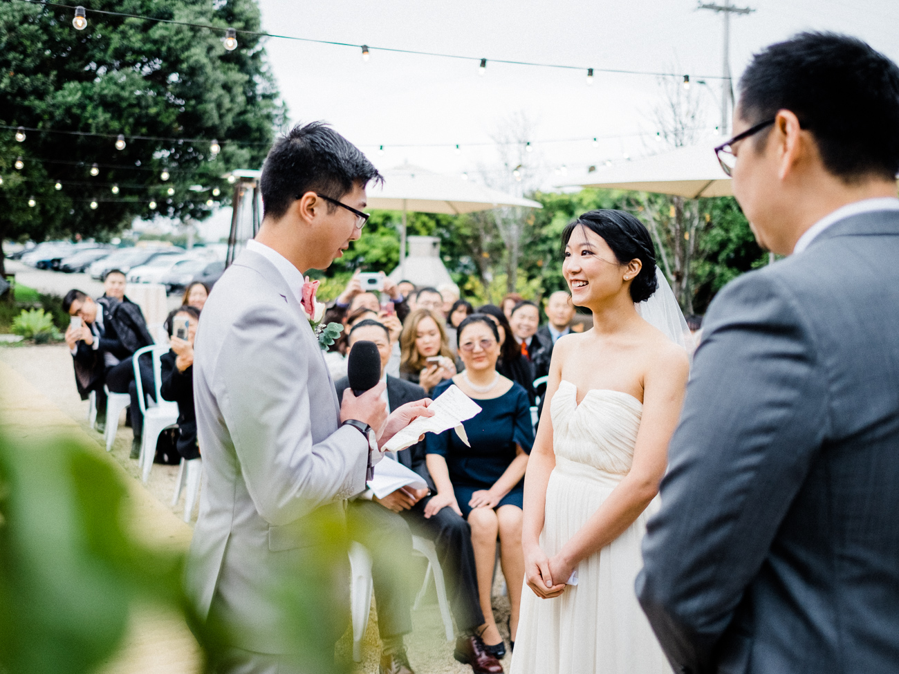 ceremony at aracely cafe