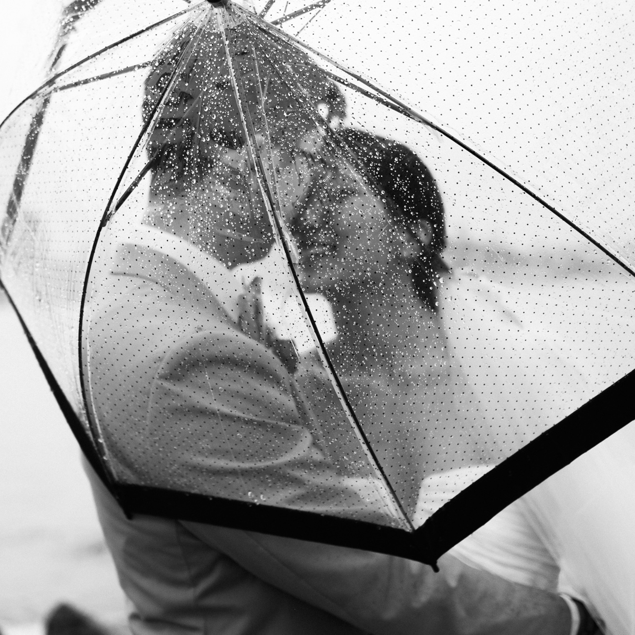 rainy san francisco bay wedding