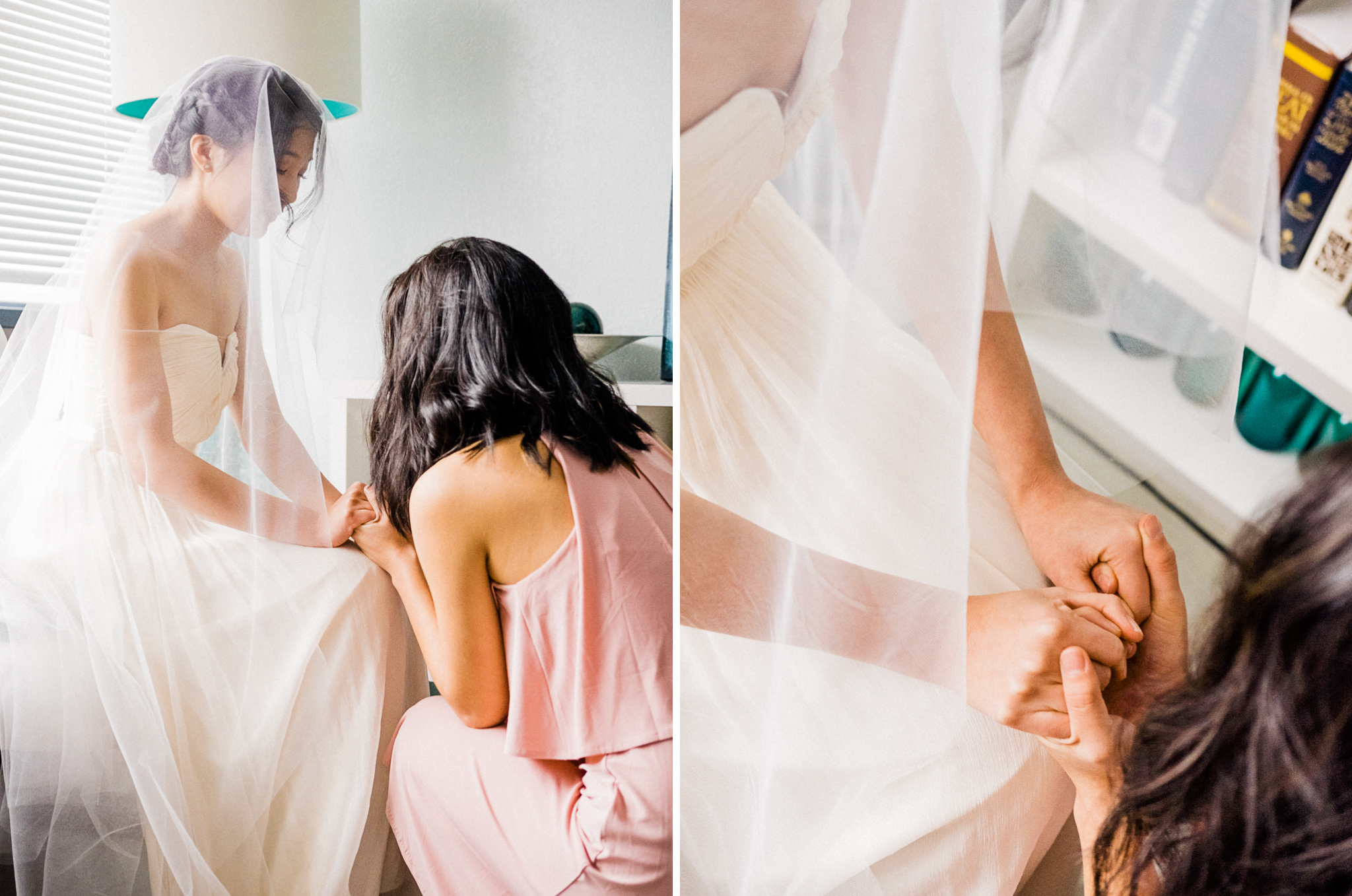 bride getting ready at aracely cafe