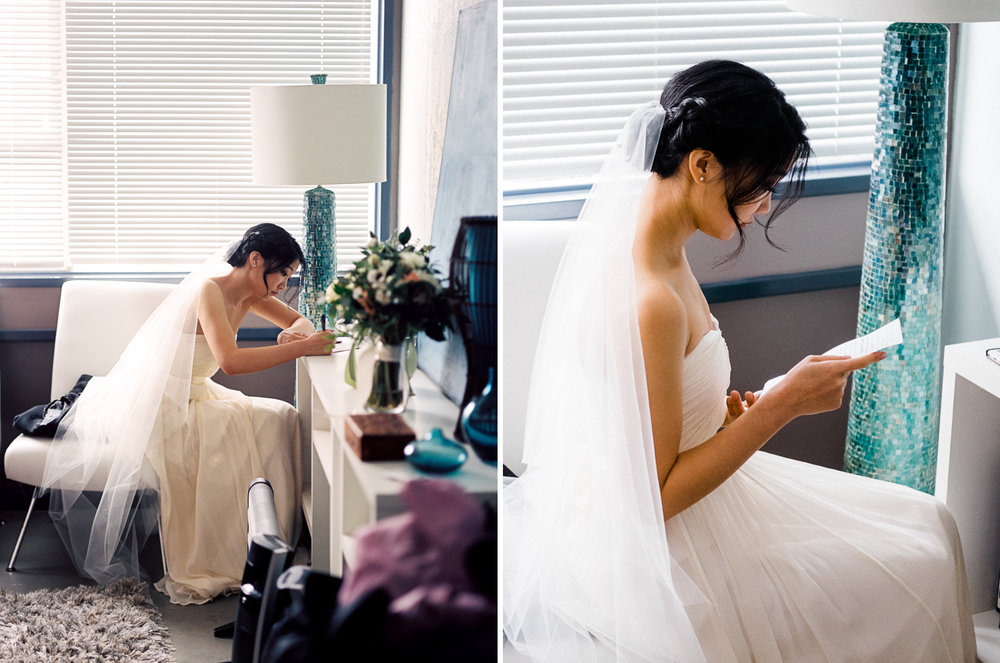 fine art san diego film wedding bride wearing veil