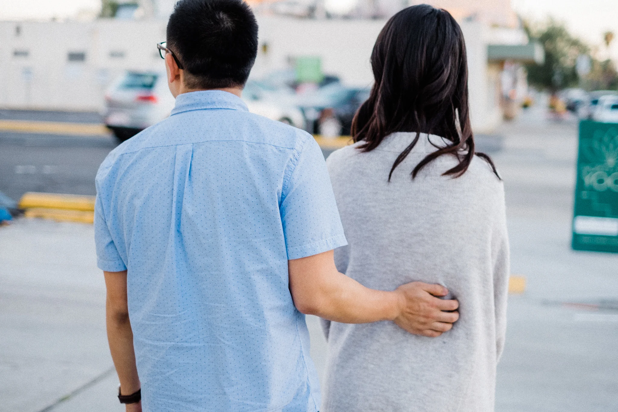 couple hipster walking North Park