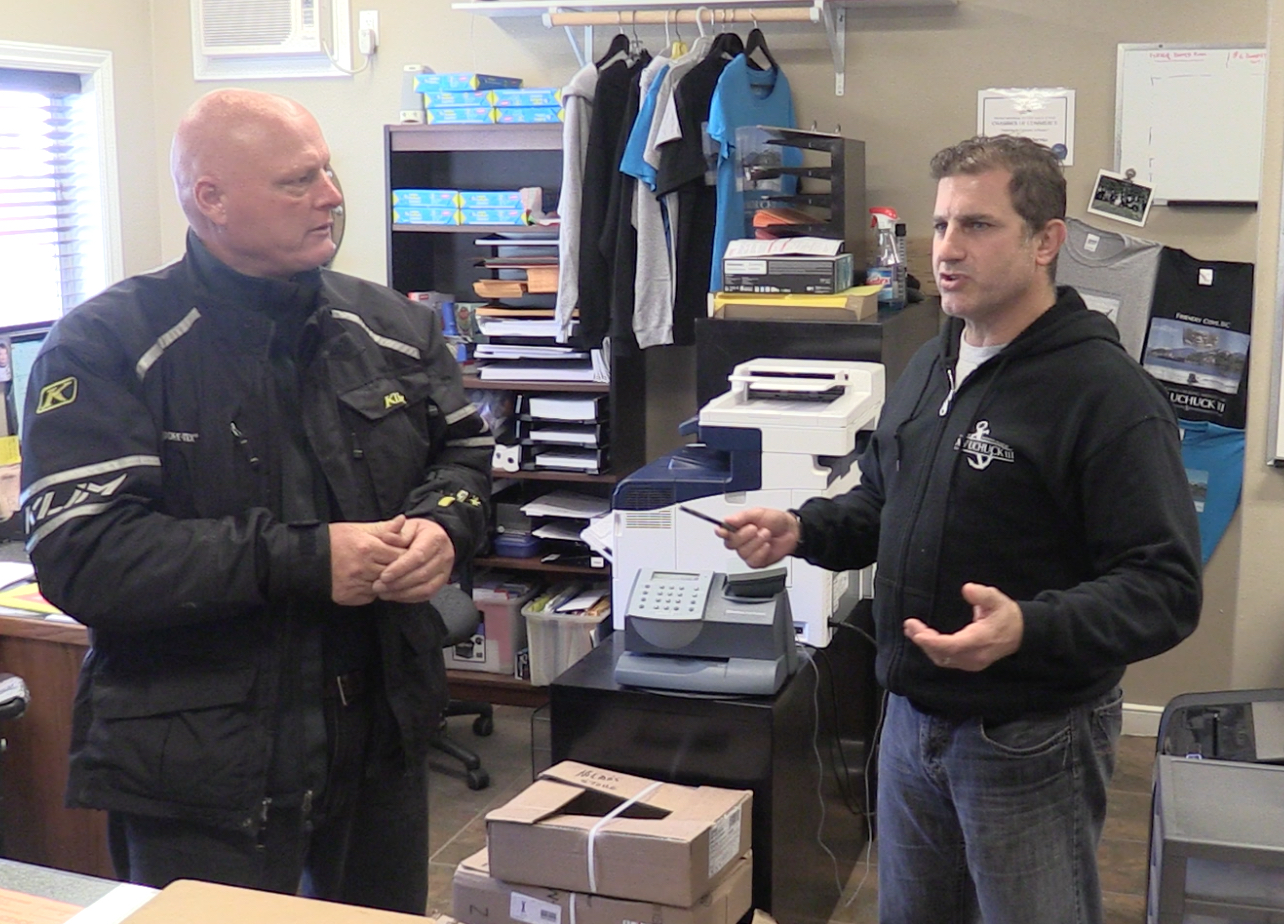 Alberto talking shop