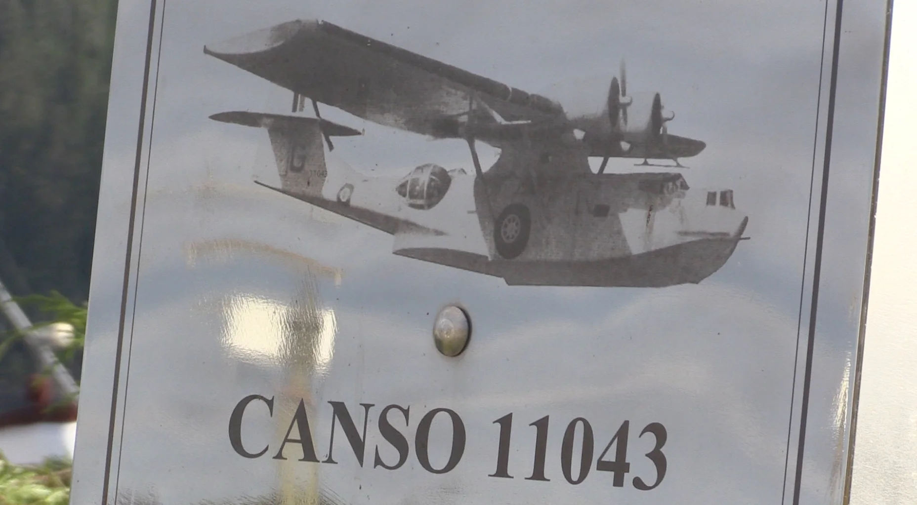 RCAF 'Catalina' plaque