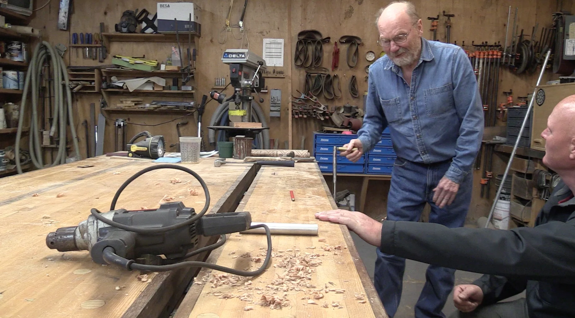 Joey's workbench...sweet!