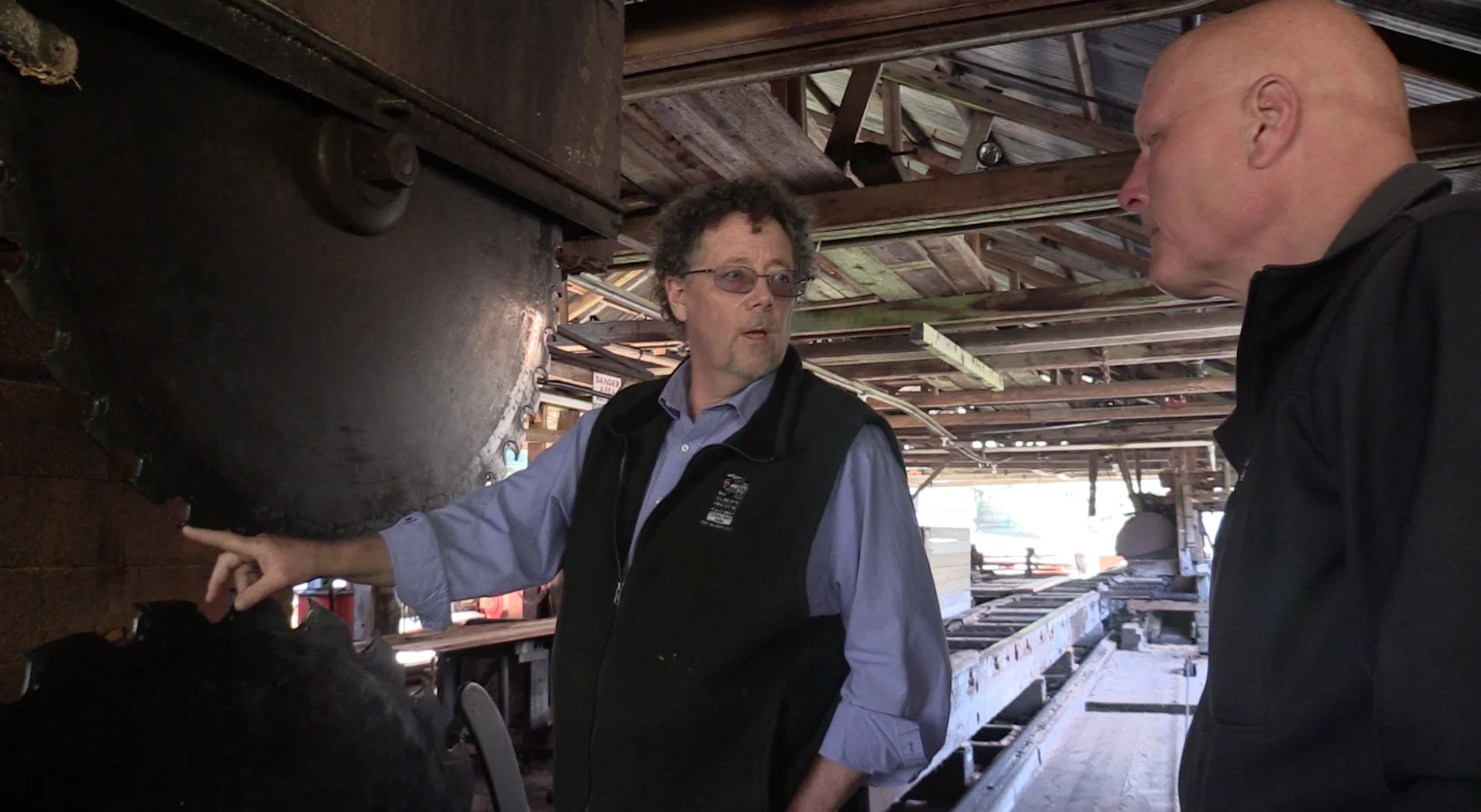 Neil at the mill