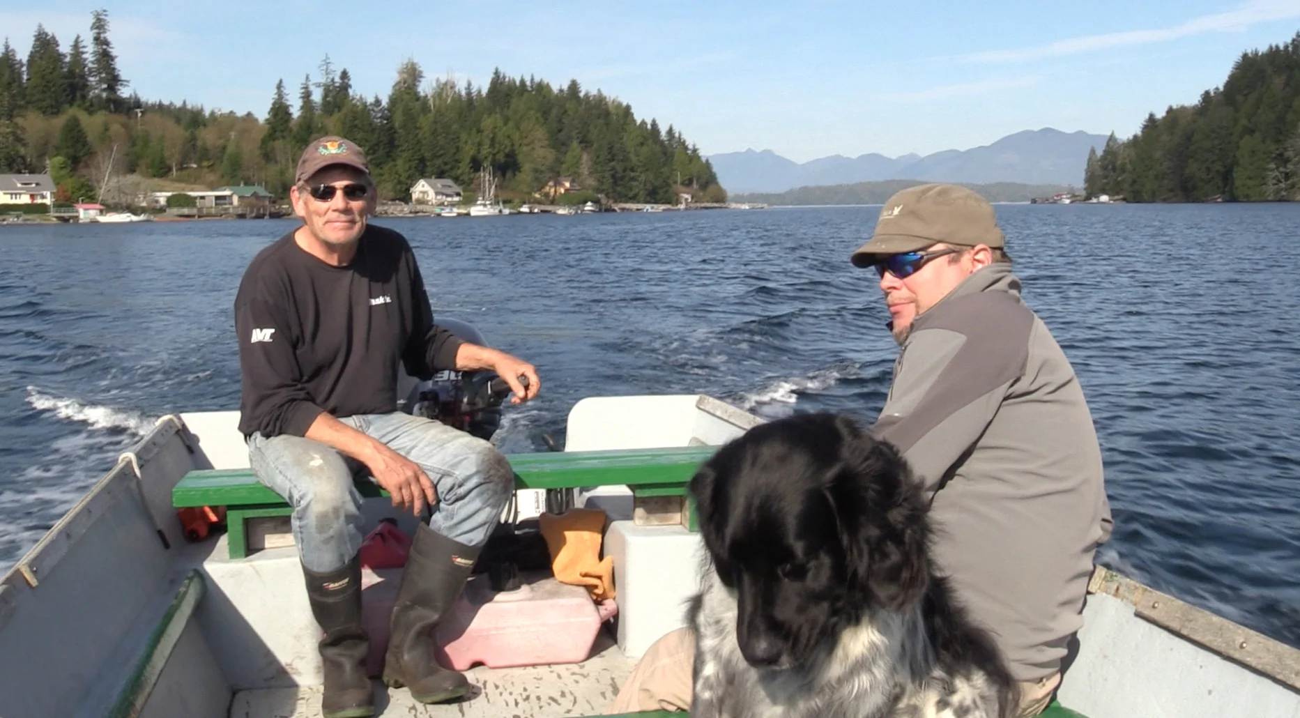 Mark and his dog Biff provide a great water taxi service