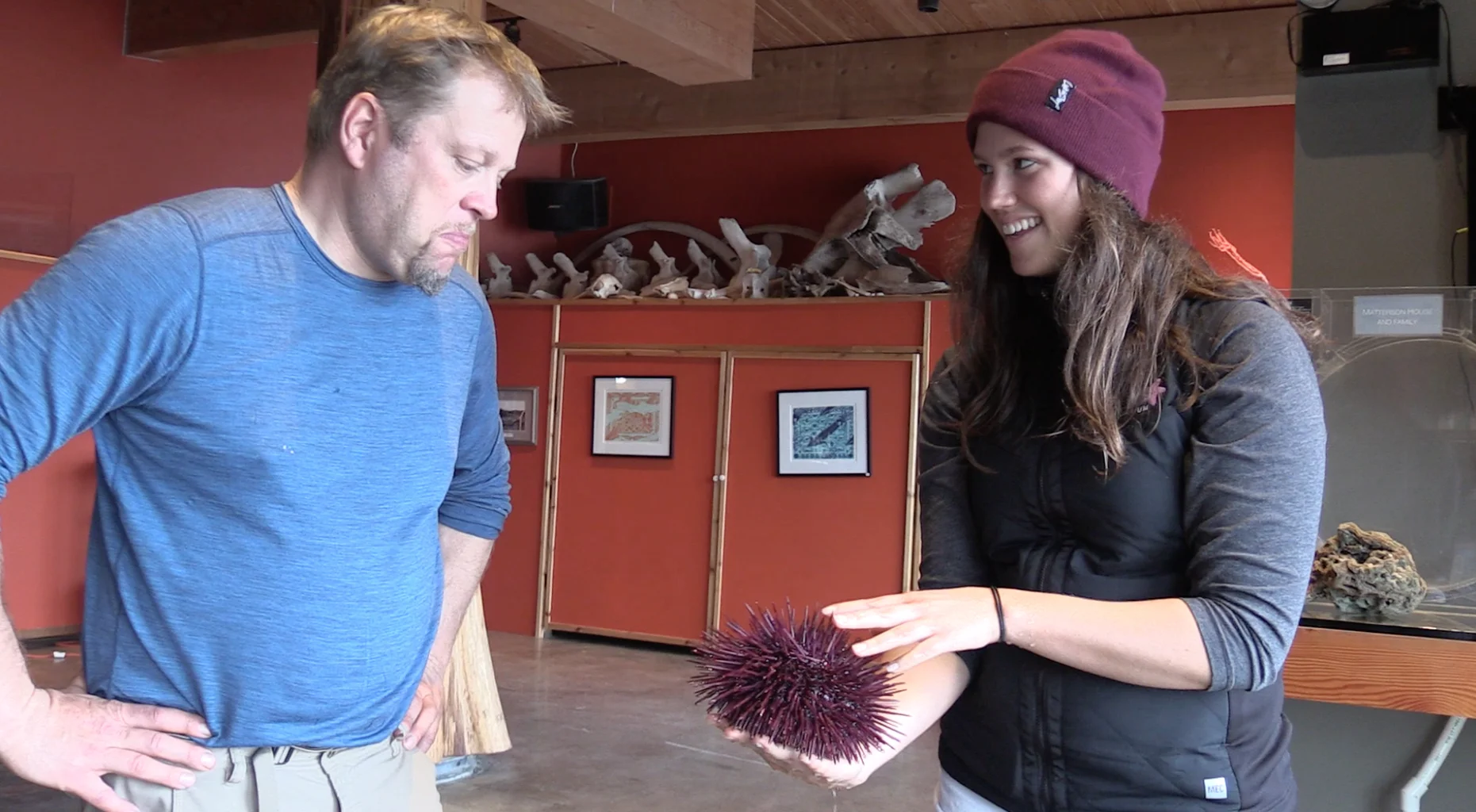 Emily sharing some critters