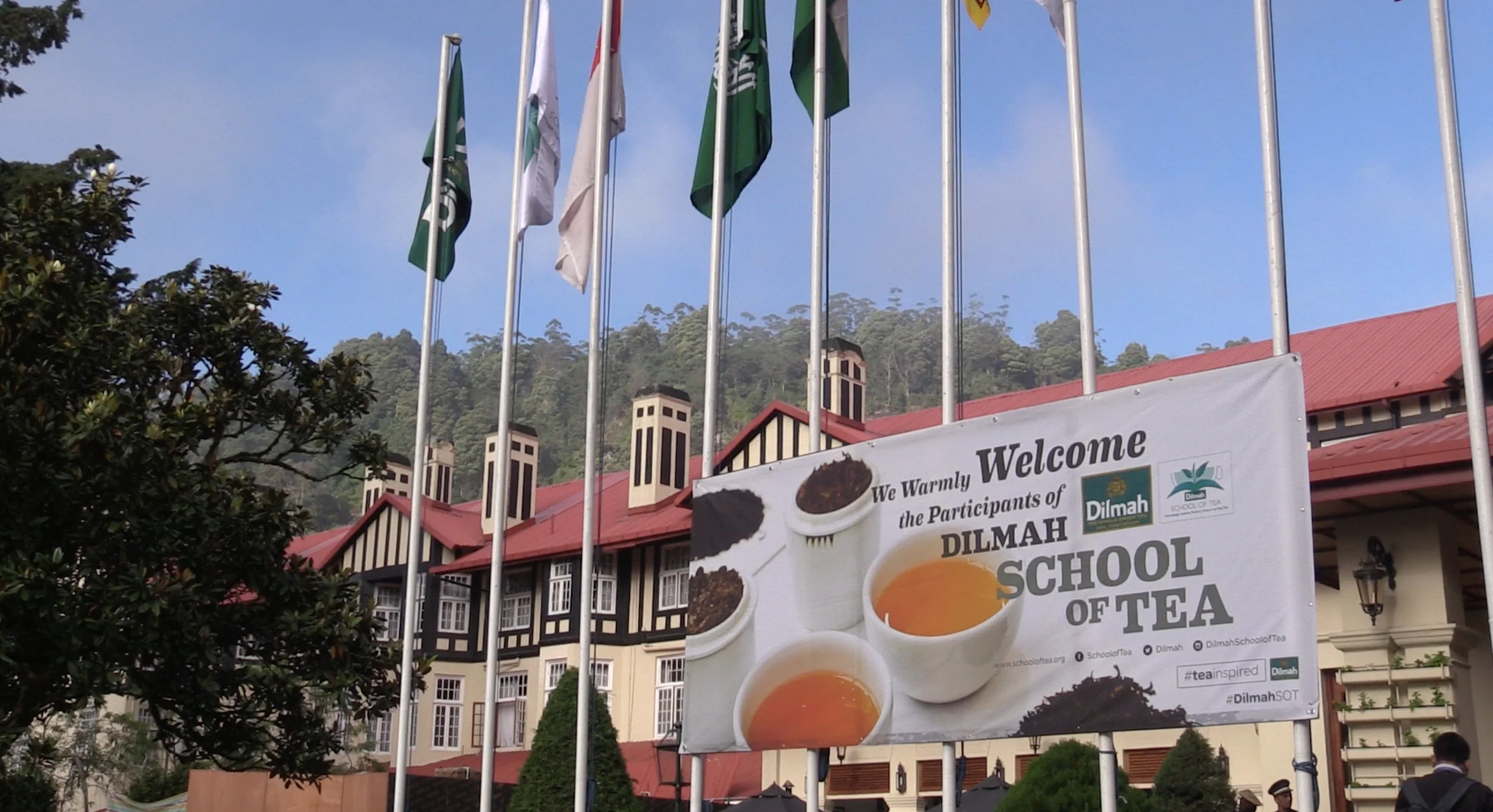 A welcome sign