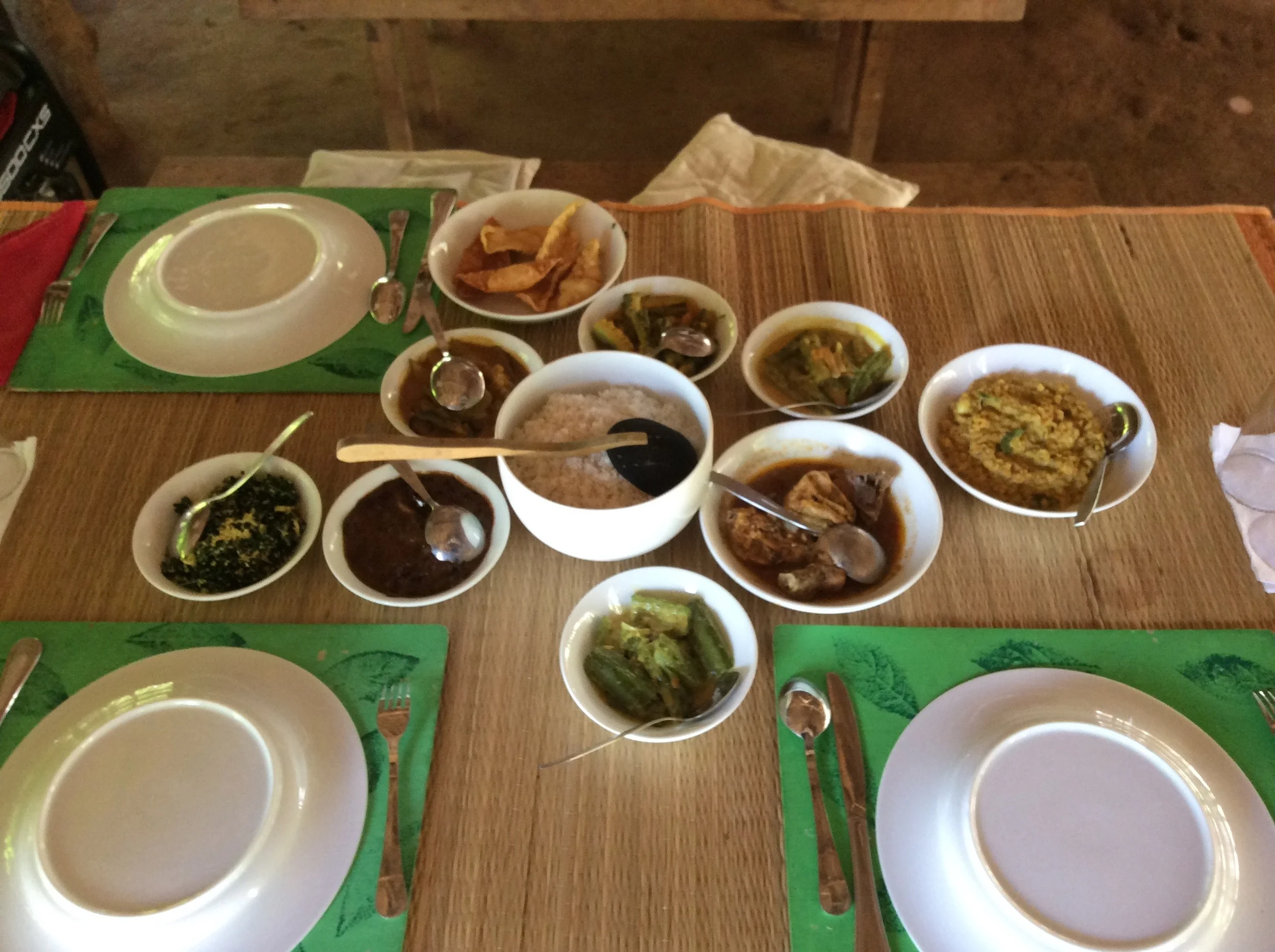 My first authentic Sri Lankan lunch