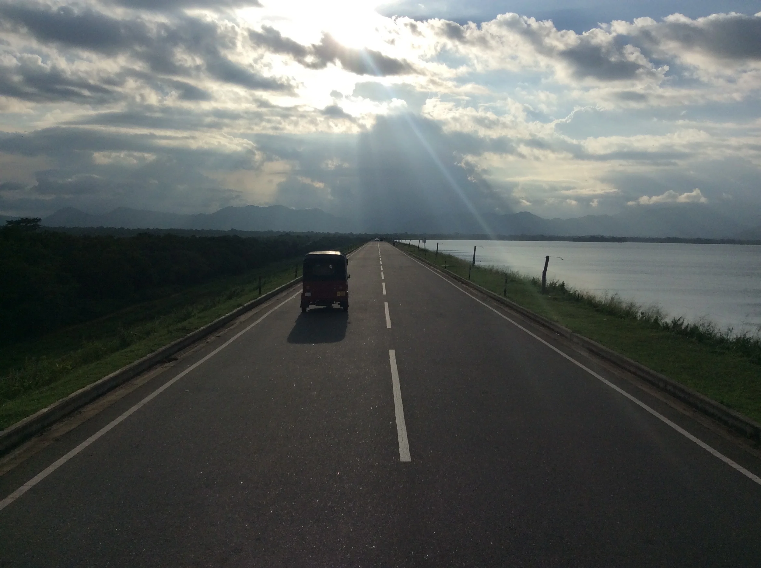 Heading back to the Grand Udawalawe Safari Resort. Another grand day. (photo by Eva Depari)