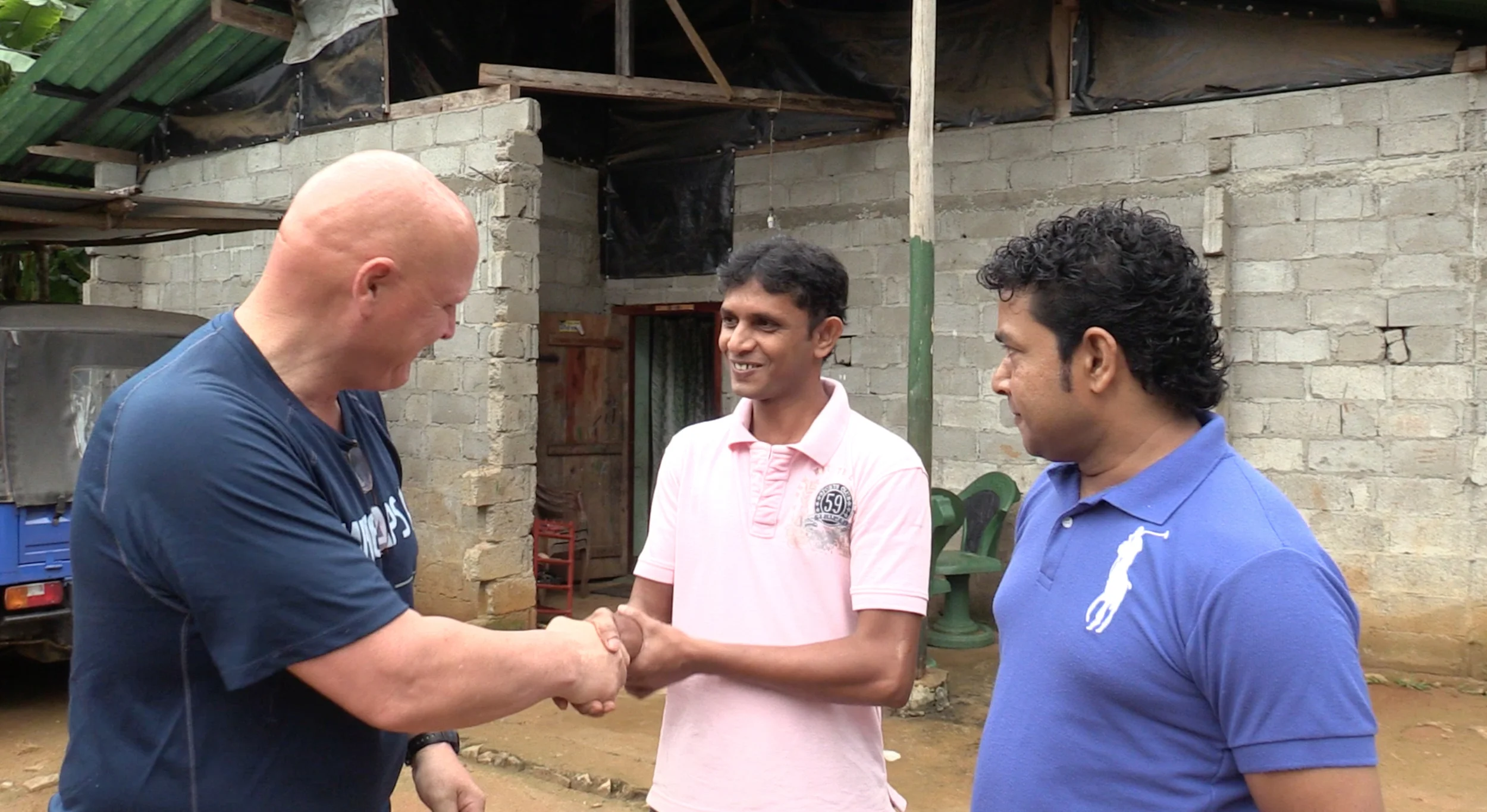 Upul at centre, Shantha on the right