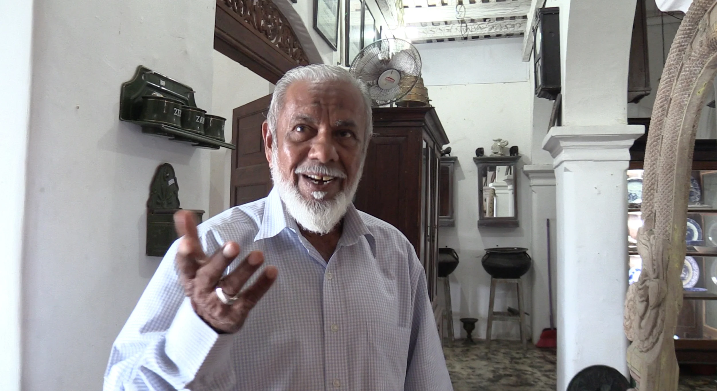 Shopkeeper and historian, Galle has an interesting past
