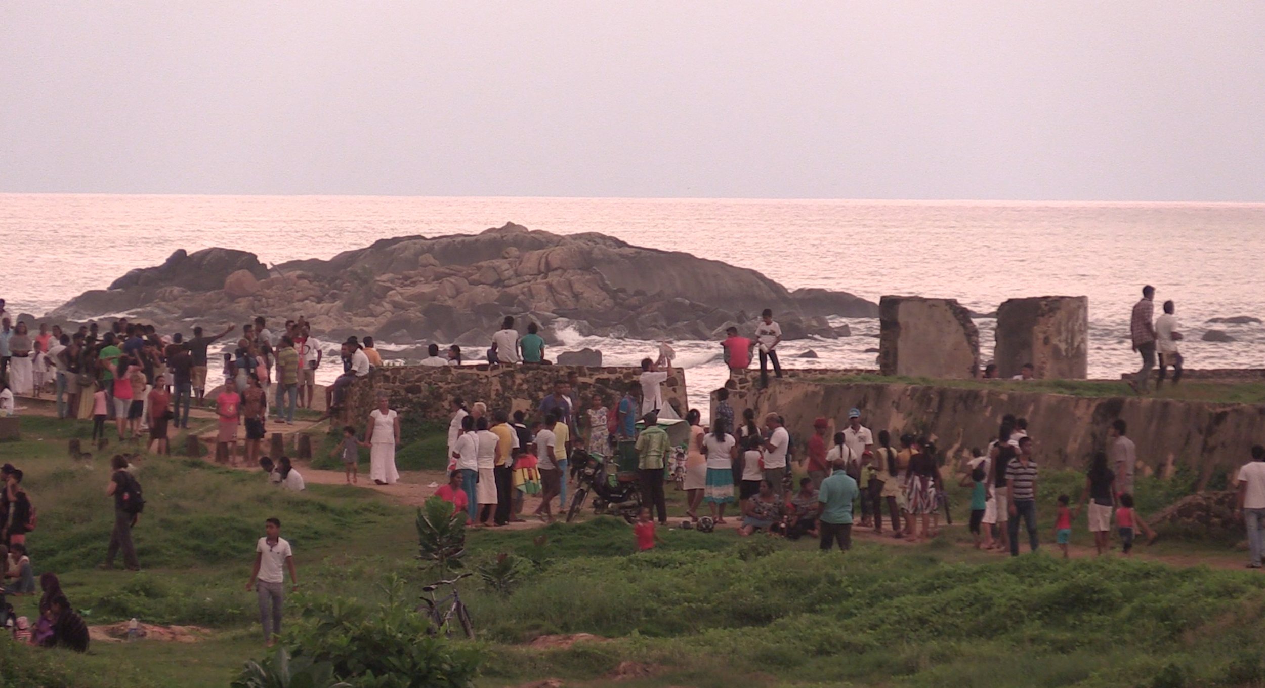 The ramparts provide a great platform for social interaction