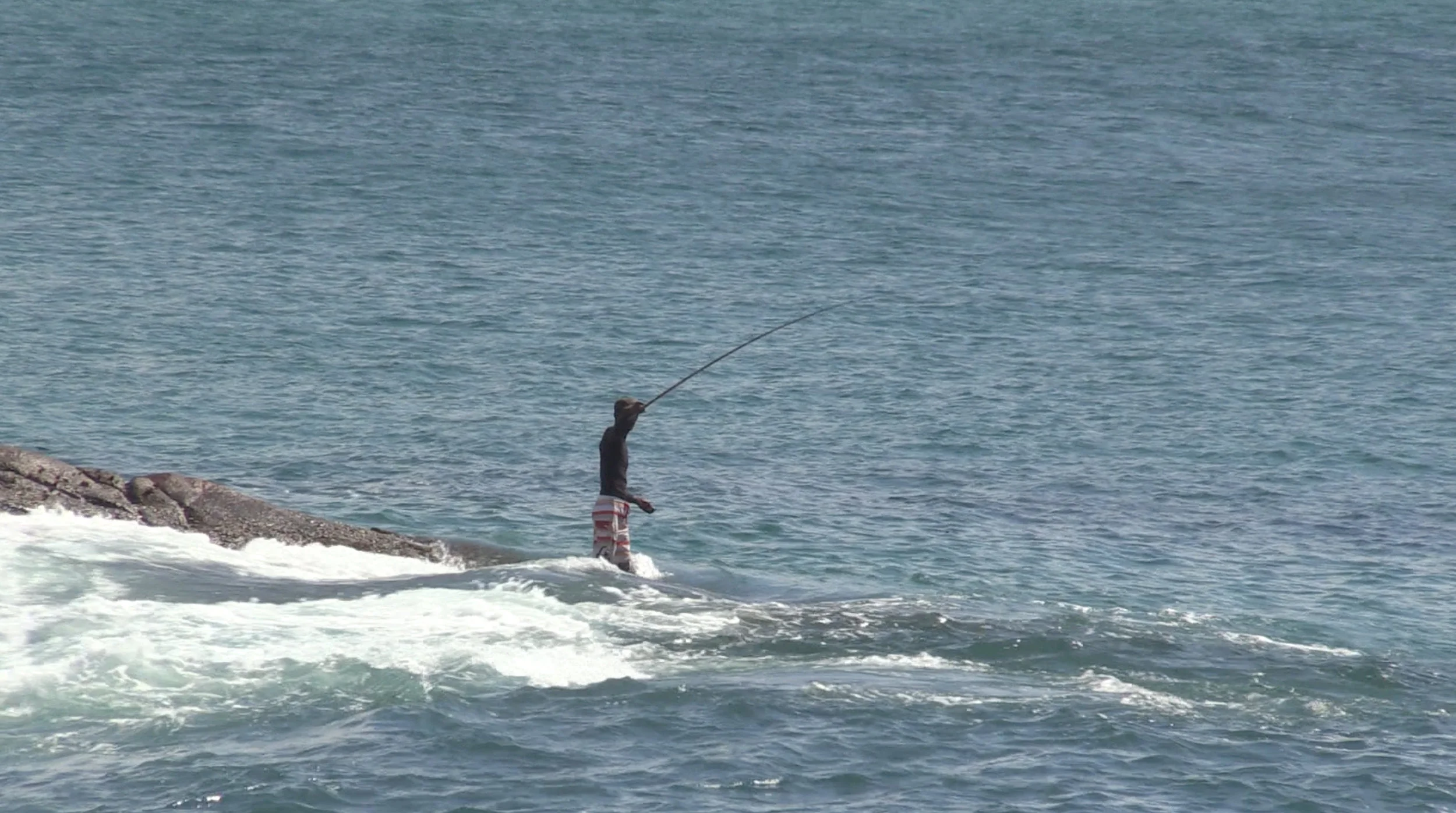 A local casting off the point