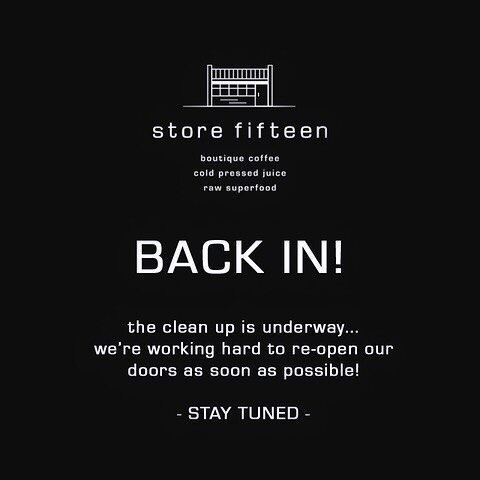 Woohoo 🙌 we finally have access and we&rsquo;re on a clean up mission to bring store back ASAP! Sending so much gratitude to our community for reaching out whether via this platform, personally or in the street! See you in store again soon!! ❤️