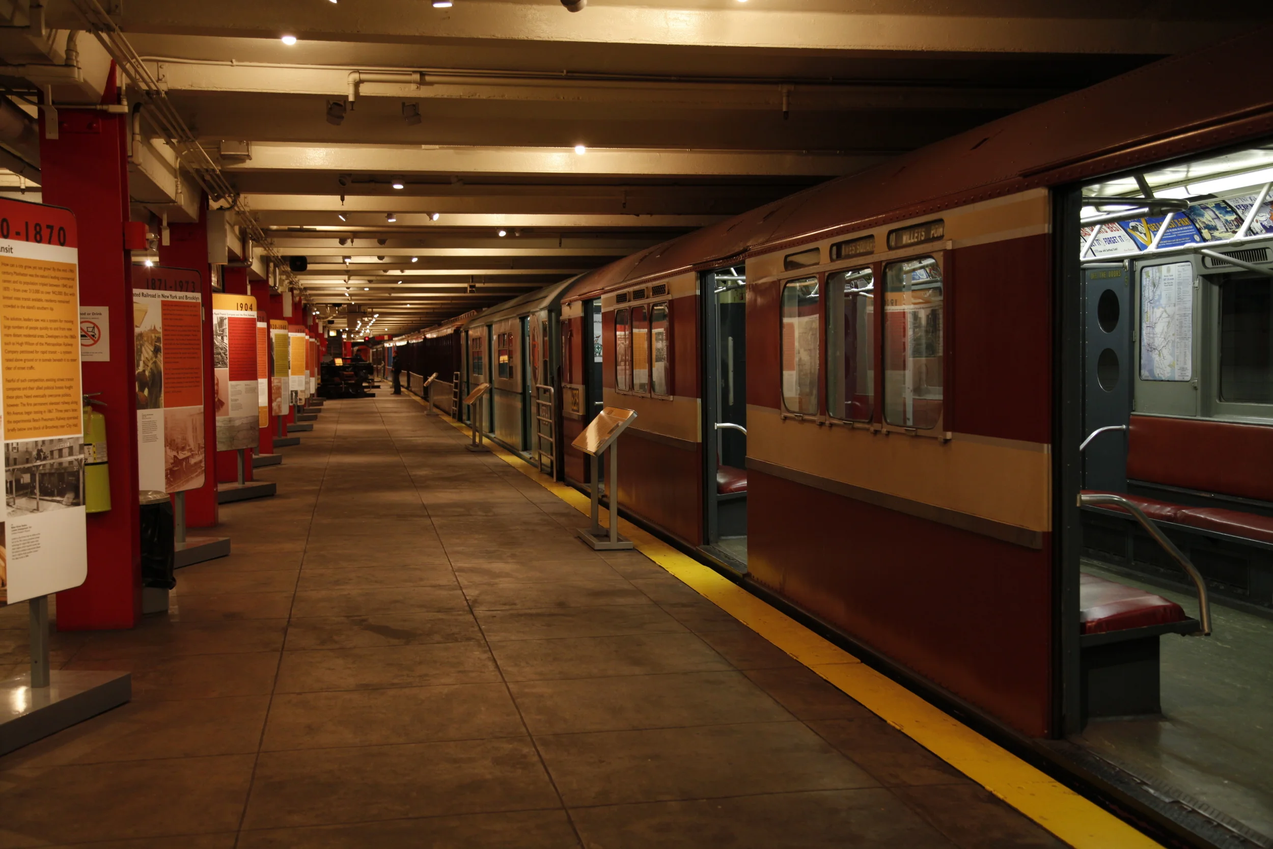 Photo was taken in New York Transit Museum.