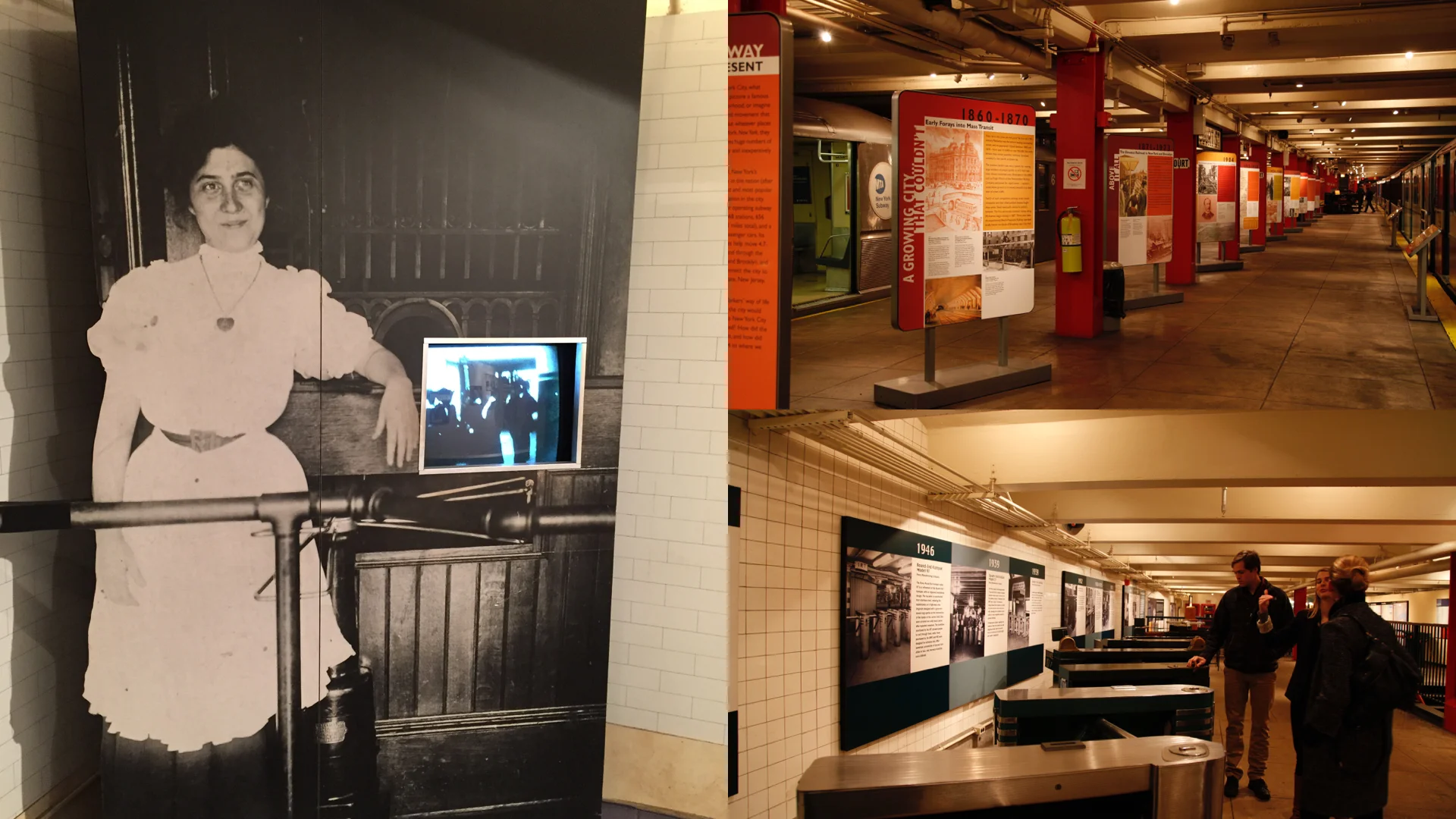 Photo was taken in New York Transit Museum.