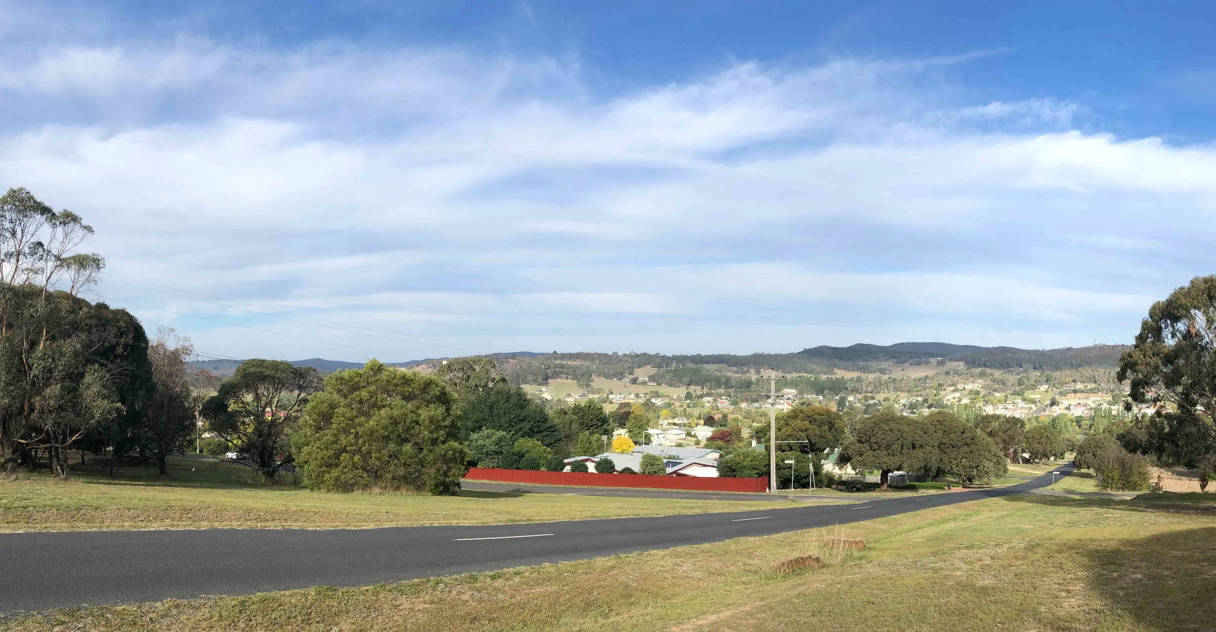 View back over Bombala after scaling the steep Plunkett St.