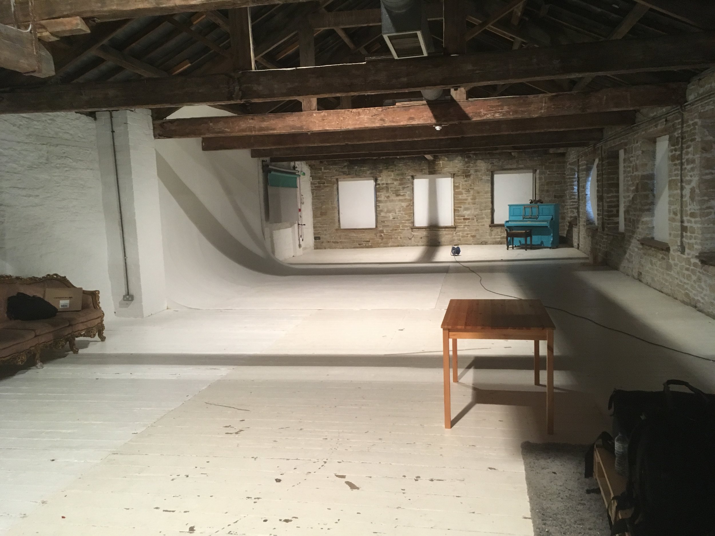 To infinity and beyond!!! the main studio space at Unit 4 Studios replete with Infinity Cove