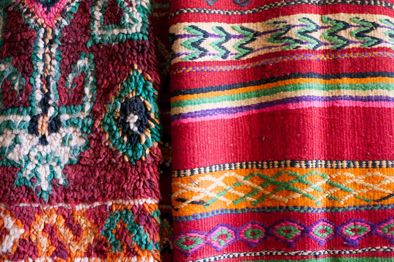 Moroccan rugs at Peacock Pavilions - MyMarrakesh, M.Montague