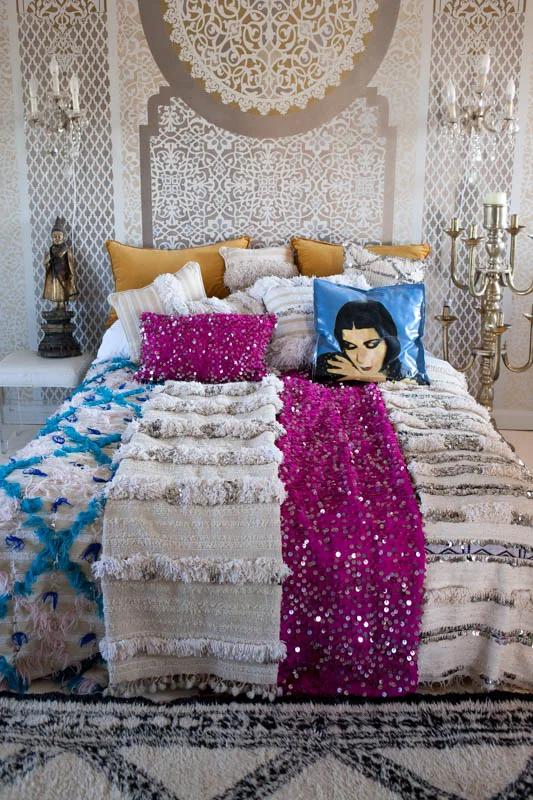 Handiras: and a dreamy tale of glamorous Moroccan bedroom ideas